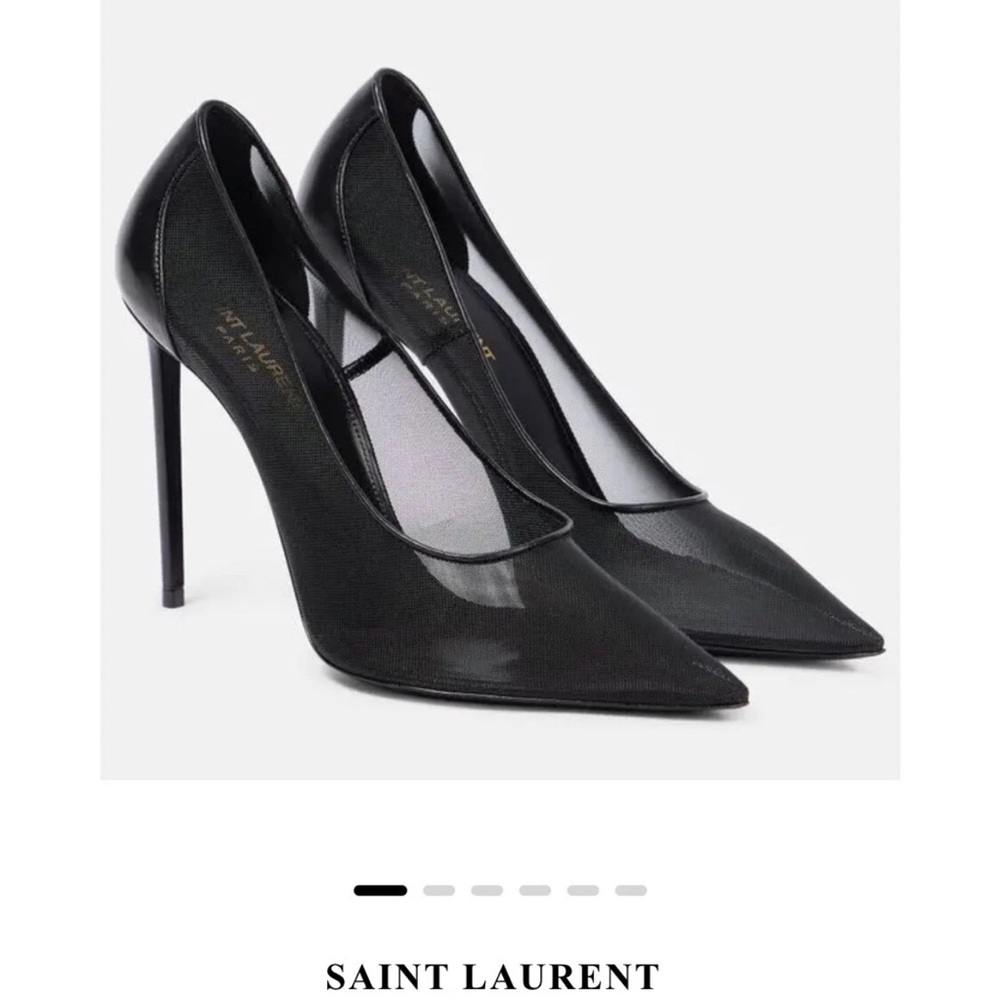 Saint Laurent Sleek Black Heels